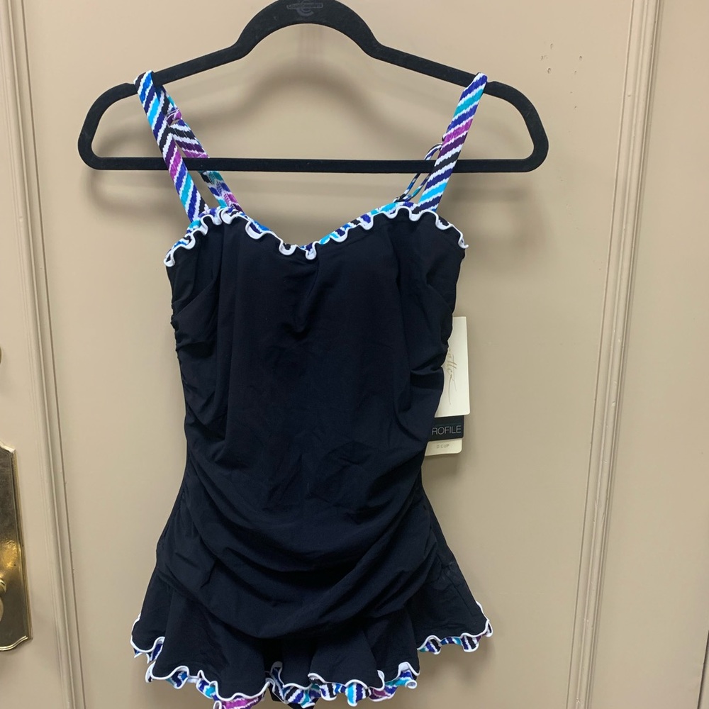 Geox skirted swimsuit Black Multi